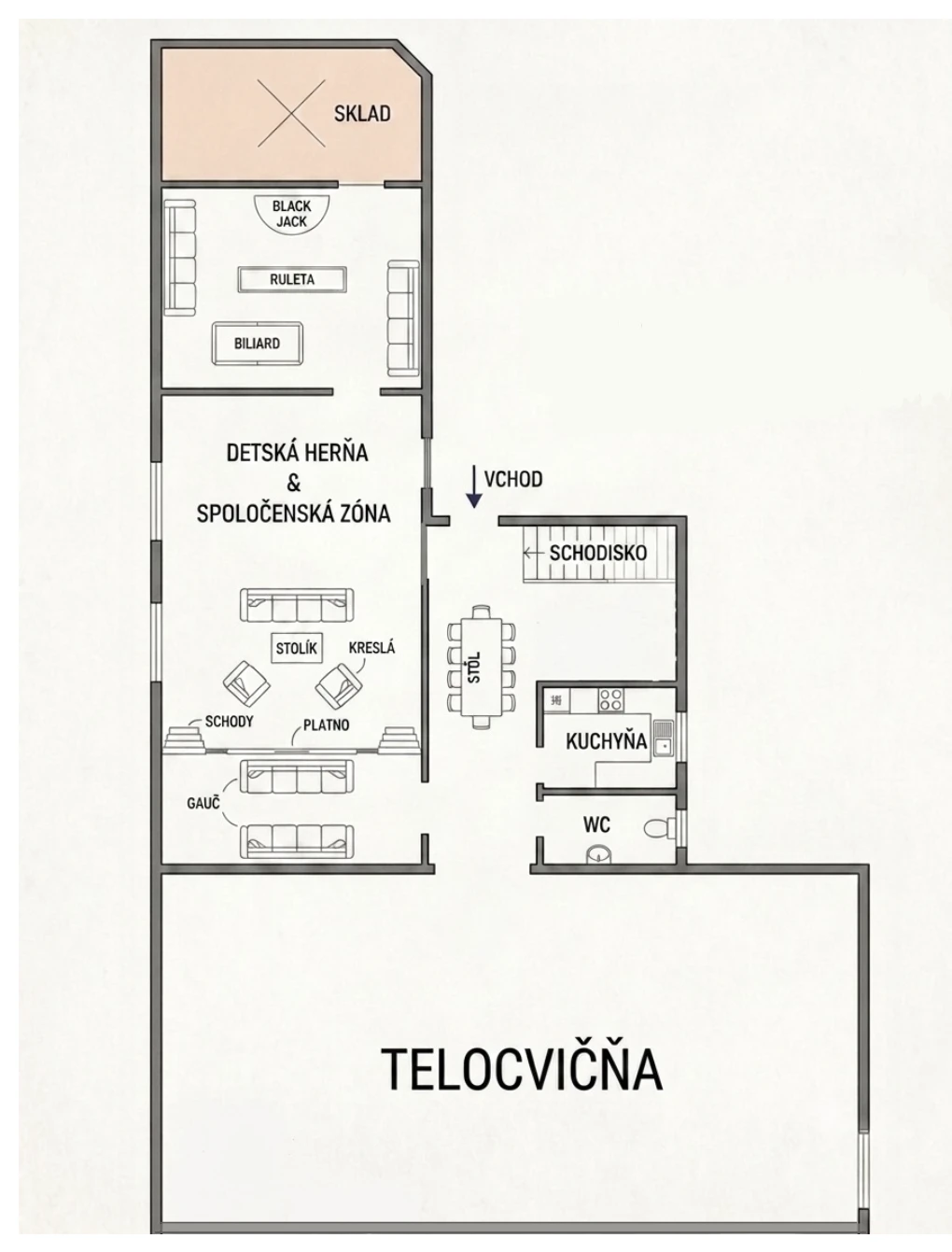 Plán prízemia